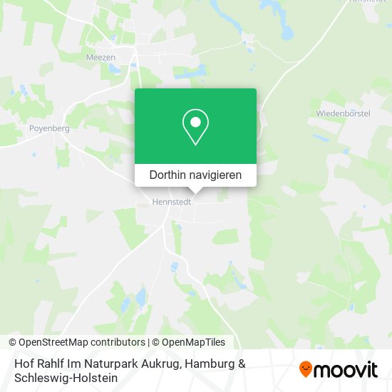 Hof Rahlf Im Naturpark Aukrug Karte