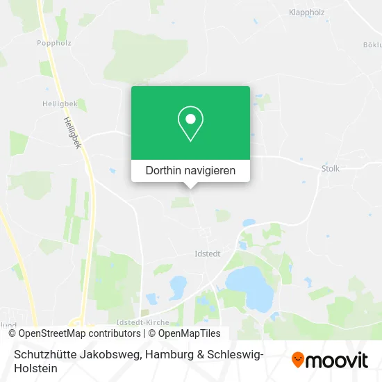 Schutzhütte Jakobsweg Karte