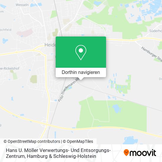 Hans U. Möller Verwertungs- Und Entsorgungs-Zentrum Karte