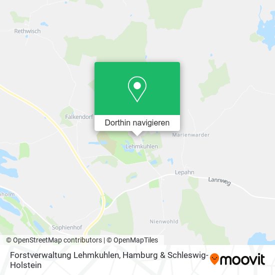 Forstverwaltung Lehmkuhlen Karte