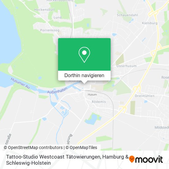 Tattoo-Studio Westcoast Tätowierungen Karte