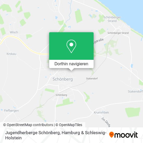 Jugendherberge Schönberg Karte