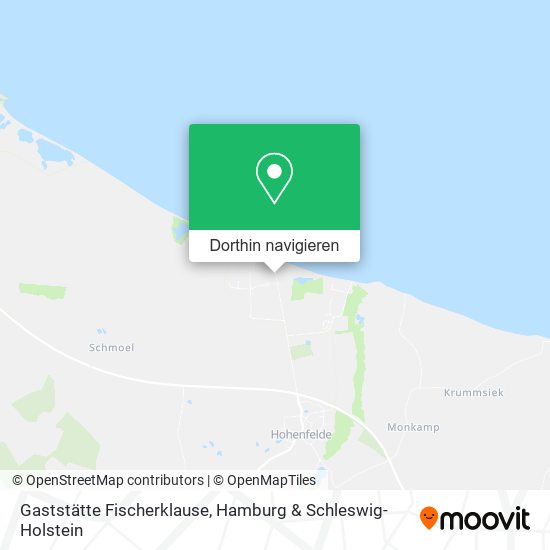 Gaststätte Fischerklause Karte