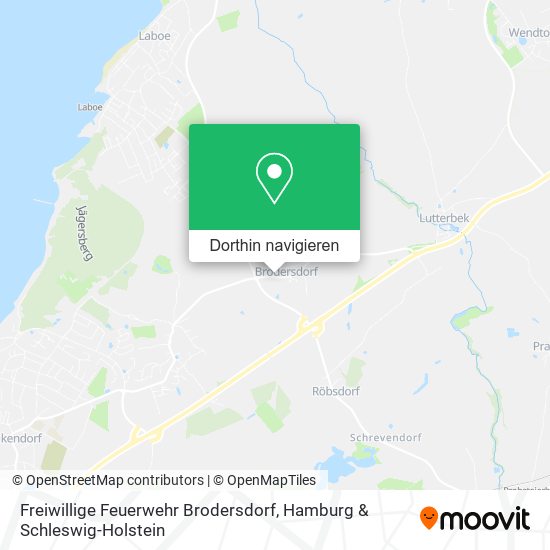 Freiwillige Feuerwehr Brodersdorf Karte