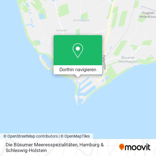 Die Büsumer Meeresspezialitäten Karte