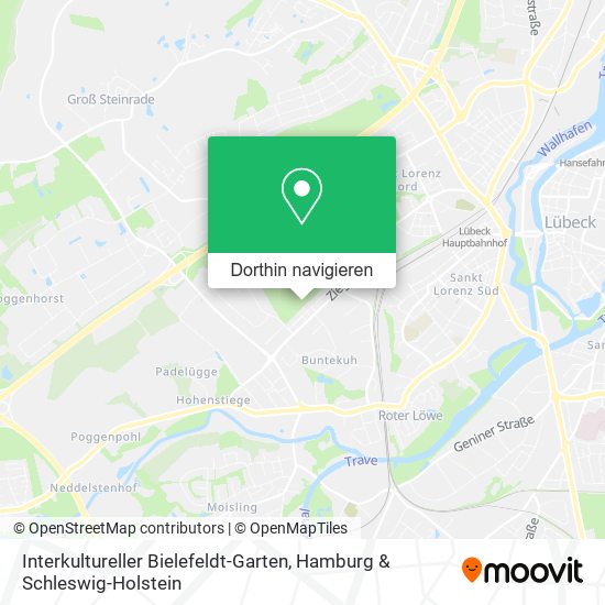 Interkultureller Bielefeldt-Garten Karte