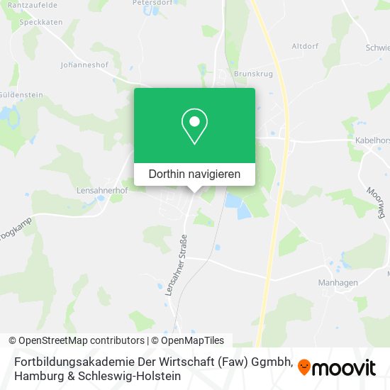 Fortbildungsakademie Der Wirtschaft (Faw) Ggmbh Karte