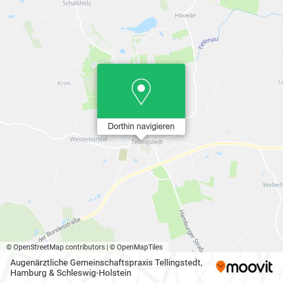 Augenärztliche Gemeinschaftspraxis Tellingstedt Karte