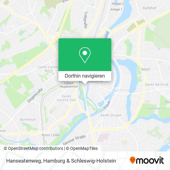 Hanseatenweg Karte