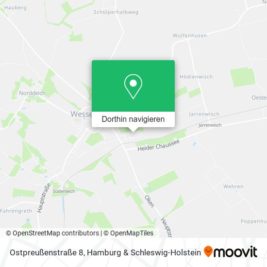 Ostpreußenstraße 8 Karte