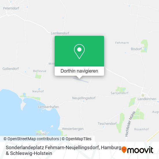 Sonderlandeplatz Fehmarn-Neujellingsdorf Karte