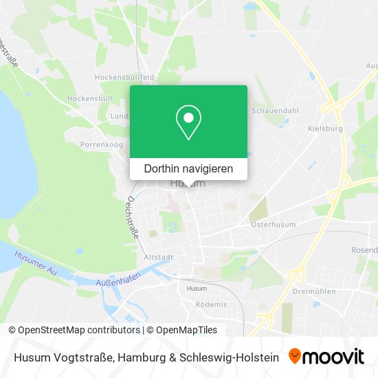 Husum Vogtstraße Karte