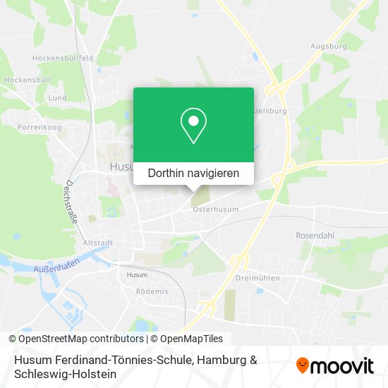 Husum Ferdinand-Tönnies-Schule Karte