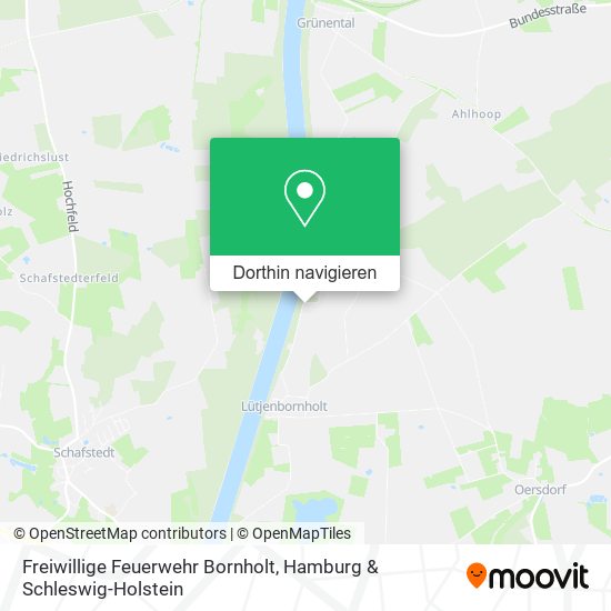 Freiwillige Feuerwehr Bornholt Karte