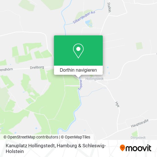 Kanuplatz Hollingstedt Karte