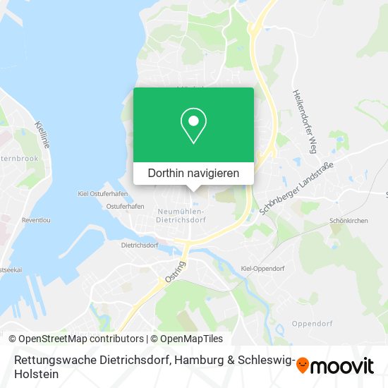 Rettungswache Dietrichsdorf Karte