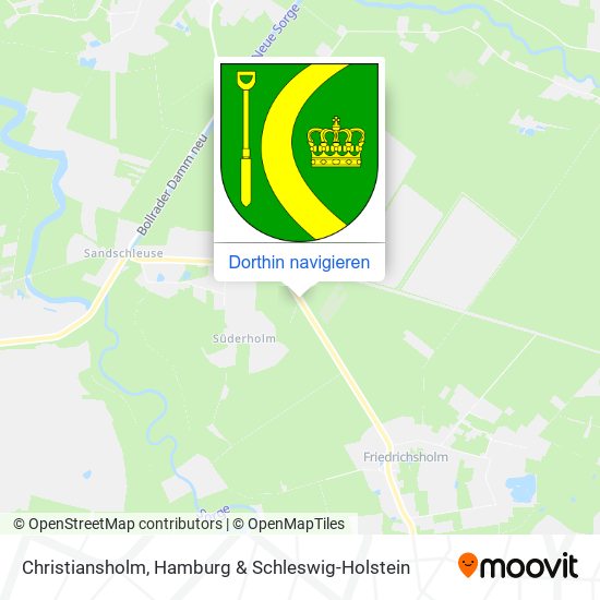 Christiansholm Karte