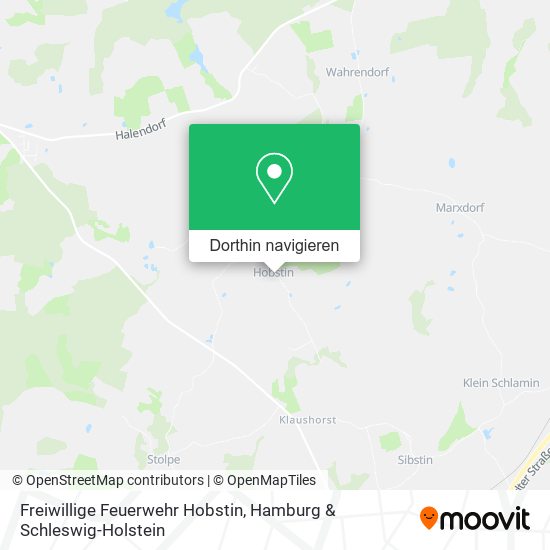 Freiwillige Feuerwehr Hobstin Karte