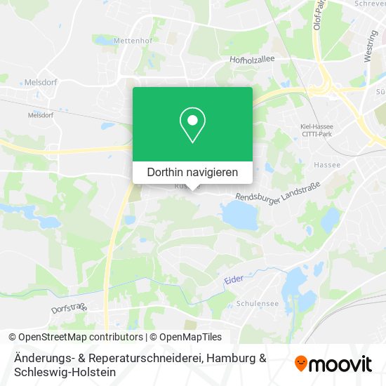 Änderungs- & Reperaturschneiderei Karte