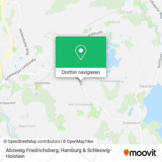 Abzweig Friedrichsberg Karte