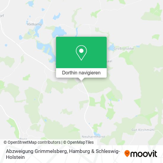 Abzweigung Grimmelsberg Karte