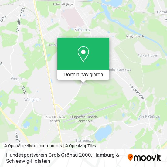 Hundesportverein Groß Grönau 2000 Karte