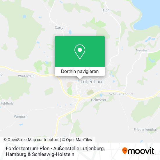 Förderzentrum Plön - Außenstelle Lütjenburg Karte