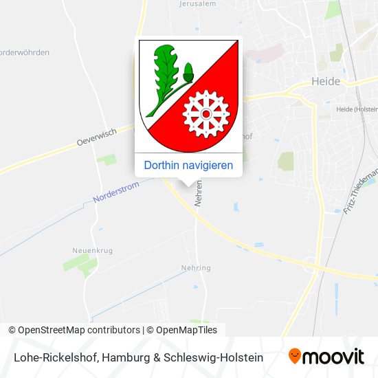 Lohe-Rickelshof Karte
