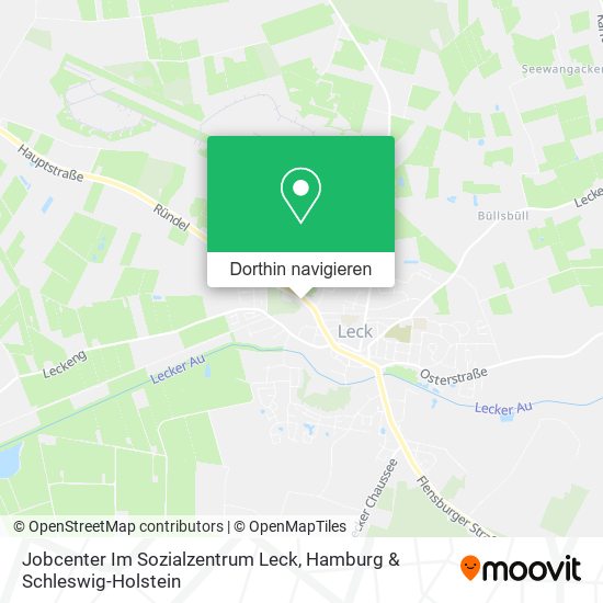 Jobcenter Im Sozialzentrum Leck Karte