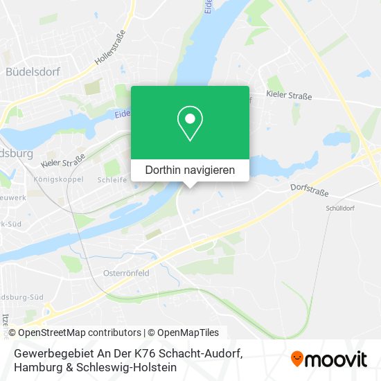Gewerbegebiet An Der K76 Schacht-Audorf Karte