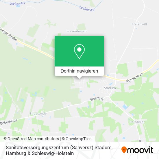 Sanitätsversorgungszentrum (Sanversz) Stadum Karte