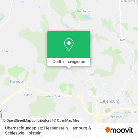Übernachtungsplatz Hessenstein Karte