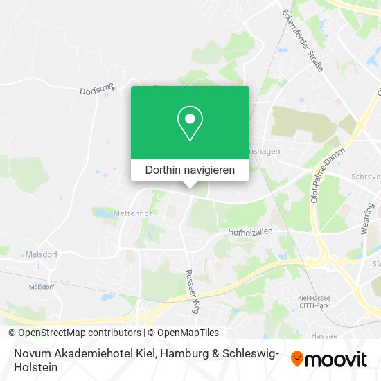 Novum Akademiehotel Kiel Karte