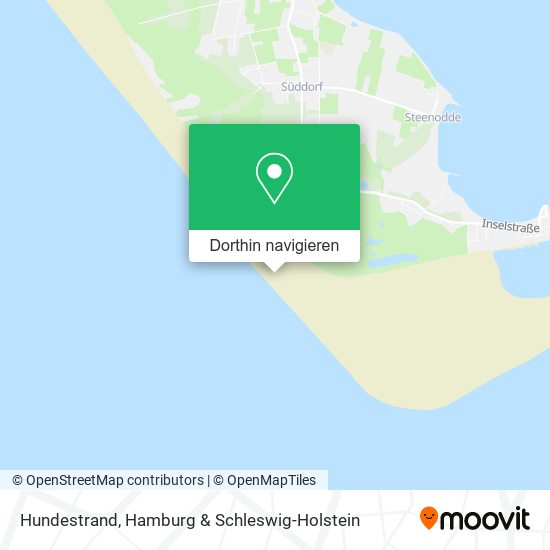 Hundestrand Karte