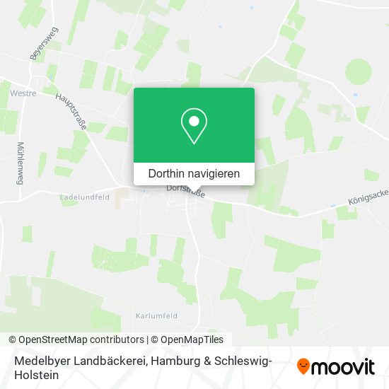 Medelbyer Landbäckerei Karte
