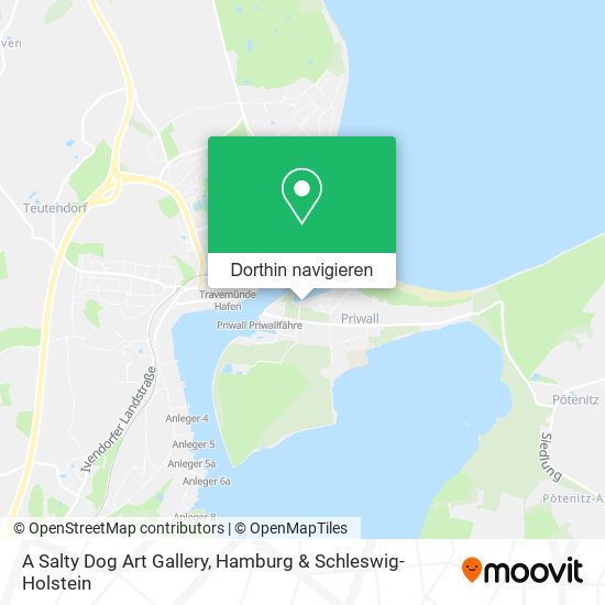 A Salty Dog Art Gallery Karte