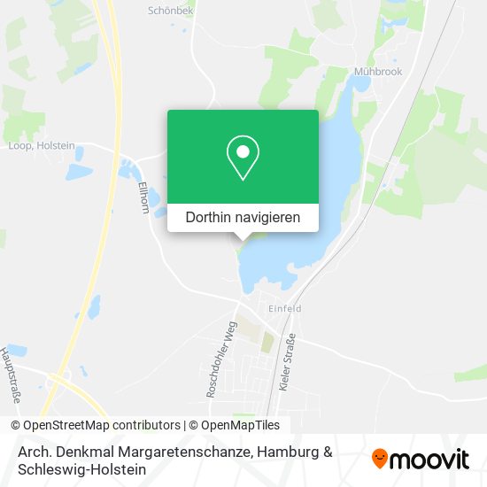 Arch. Denkmal Margaretenschanze Karte