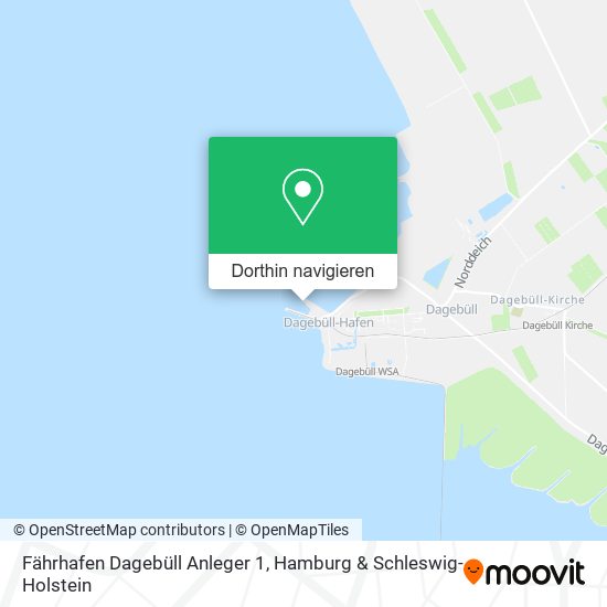 Fährhafen Dagebüll Anleger 1 Karte