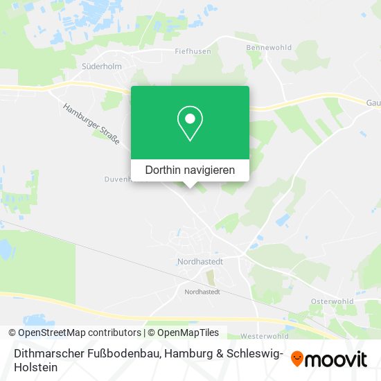 Dithmarscher Fußbodenbau Karte
