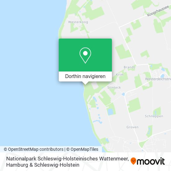 Nationalpark Schleswig-Holsteinisches Wattenmeer Karte