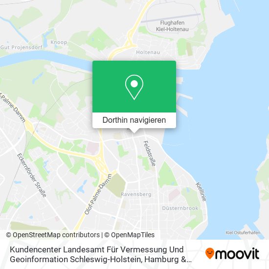 Kundencenter Landesamt Für Vermessung Und Geoinformation Schleswig-Holstein Karte