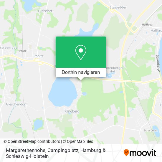 Margarethenhöhe, Campingplatz Karte