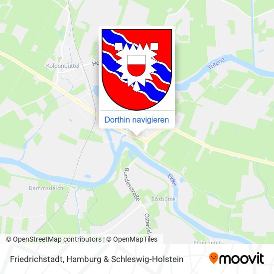 Friedrichstadt Karte