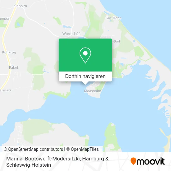 Marina, Bootswerft-Modersitzki Karte