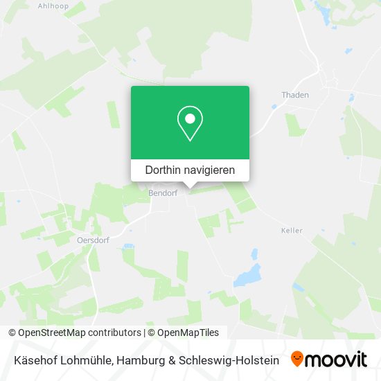 Käsehof Lohmühle Karte