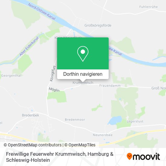 Freiwillige Feuerwehr Krummwisch Karte
