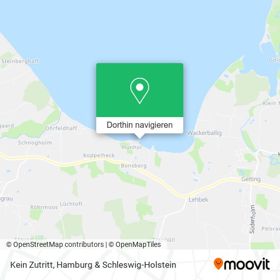 Kein Zutritt Karte