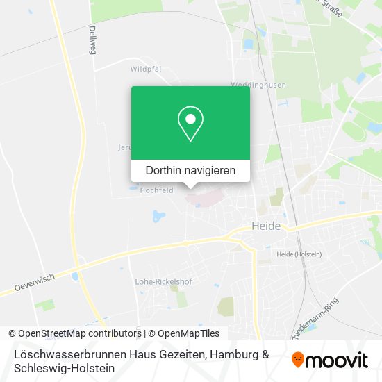 Löschwasserbrunnen Haus Gezeiten Karte