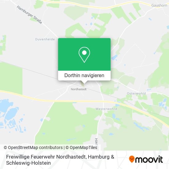 Freiwillige Feuerwehr Nordhastedt Karte