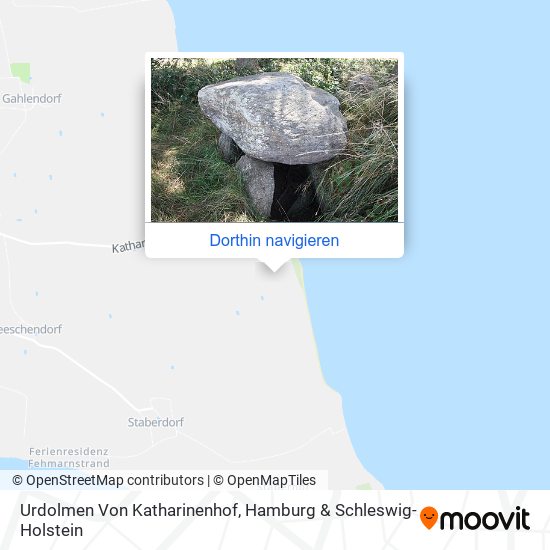 Urdolmen Von Katharinenhof Karte